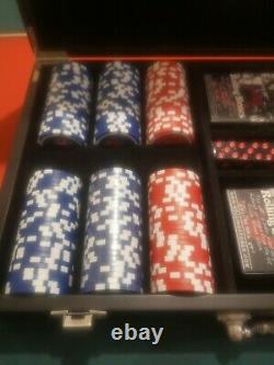 300pc Rolling Stones Casino Boogie Exile Sur Main St Poker Set Extrêmement Rare