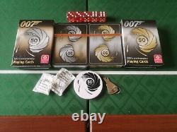 500 James Bond 50th Anniversary Edition Limitée Set De Poker