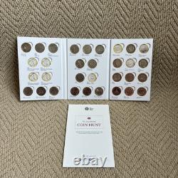 Album de collection Great British Coin Hunt pour pièces de 2 £ (série B) – Collection de 27 pièces du Royaume-Uni