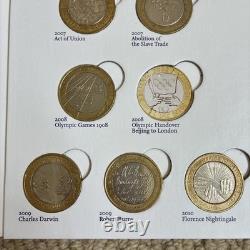 Album de collection Great British Coin Hunt pour pièces de 2 £ (série B) – Collection de 27 pièces du Royaume-Uni