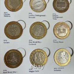 Album de collection Great British Coin Hunt pour pièces de 2 £ (série B) – Collection de 27 pièces du Royaume-Uni