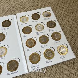 Album de collection Great British Coin Hunt pour pièces de 2 £ (série B) – Collection de 27 pièces du Royaume-Uni