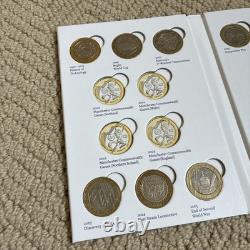 Album de collection Great British Coin Hunt pour pièces de 2 £ (série B) – Collection de 27 pièces du Royaume-Uni