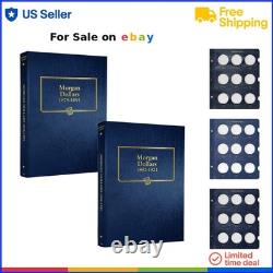 Album de pièces Set Deux Volumes Stockage de Dollars Morgan Argent Collectionneur
