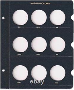 Album de pièces Set Deux Volumes Stockage de Dollars Morgan Argent Collectionneur Album de pièces Set Deux Volumes Stockage de Dollars Morgan Argent Collectionneur