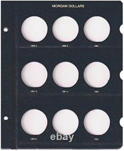 Album de pièces Set Deux Volumes Stockage de Dollars Morgan Argent Collectionneur