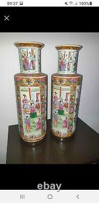 Antique Original Sets Of Two Rere And Beautiful Porcelain 15 Collection Seulement