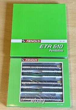 Arnold ETR610 SBB-CFF ensemble complet de 7 voitures livrée ex-Cisalpino, HN2470 & HN3503