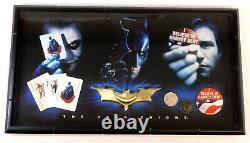 Batman The Dark Knight Framed Prop Set Noble Collection Joker, Deux Visages