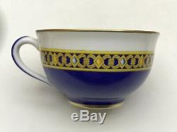 Belle Hermes Cocarde De Thé Soie Cup & Saucer Set Two Disponible