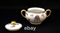 Bernardaud Limoges, service à thé en porcelaine pour deux, France, 20ème siècle