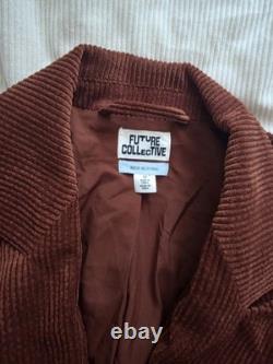 Blazer en velours côtelé Future Collective Reese Blutstein Taille M+ Short Bermuda 12 Br
