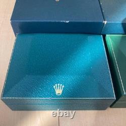 Boîte de montre Rolex vintage, lot de deux étuis vides authentiques pour rangement et présentation de collection