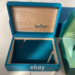 Boîte de montre Rolex vintage, lot de deux étuis vides authentiques pour rangement et présentation de collection