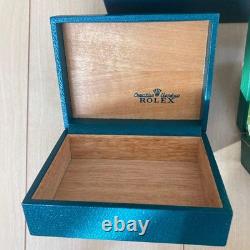 Boîte de montre Rolex vintage, lot de deux étuis vides authentiques pour rangement et présentation de collection