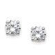 Boucles D'oreilles à Clous En Diamant Réel Certifié Igi De 1/3ct, Serties Dans De L'or Blanc 14k