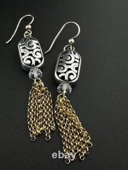 Brighton BON VIVANT Ensemble de collier long, bracelet et boucles d'oreilles en cristal bicolore