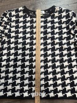 COLLECTION ST. JOHN Ensemble Deux Pièces Taille 14 Blazer Tricot à Zip Jupe Évasée