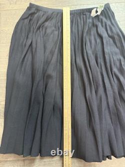 COLLECTION ST. JOHN Ensemble Deux Pièces Taille 14 Blazer Tricot à Zip Jupe Évasée