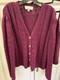 Cardigan St John Collection Ensemble Deux Pi&egrave;ces Taille 14 L Fuchsia En Laine Habill&eacute;, Excellent &eacute;tat