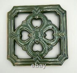 Carreaux de céramique chinoise en jade pour le patio, ensemble de deux