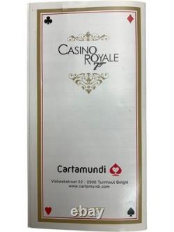 Casino Royale 007 Ensemble de Poker avec Jetons, Cartes et Manuel de Règles Édition Limitée