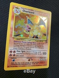Charizard Holo De Base Deux / 2 Holo Rare Carte Pokemon Mint 4/130