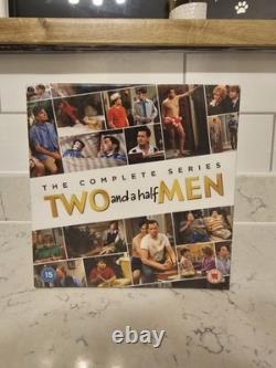 Coffret DVD complet de la série Deux hommes et demi, saisons 1 à 12, neuf sous blister