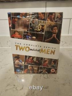 Coffret DVD complet de la série Deux hommes et demi, saisons 1 à 12, neuf sous blister