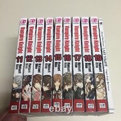 Coffret Manga Vampire Knight 2 Deux Anglais Ensemble Volumes 11-19 Livre d'Art Dernière Nuit