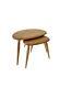 Collection Ercol Pebble Ensemble De Deux Tables En Lt Clair W49cm D34cm Prp 620 £