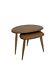 Collection Ercol Pebble Ensemble De Deux Tables En Original Og W49cm D34cm Pvp 620 £