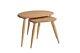 Collection Ercol Pebble Ensemble De Deux Tables En Chêne Et Frêne W49cm D34cm Prix De Détail Conseillé 620 £