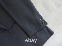 Collection Europa vintage bleu marine 4 en 1 costume complet croisé à devant plat taille 36 R