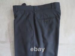 Collection Europa vintage bleu marine 4 en 1 costume complet croisé à devant plat taille 36 R