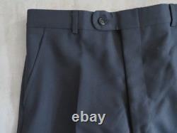 Collection Europa vintage bleu marine 4 en 1 costume complet croisé à devant plat taille 36 R