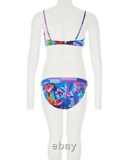 Collection GOTTEX In Bloom Ensemble de bikini à deux pièces multicolore neuf avec étiquette