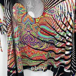 Collection IC Connie K Tenue Arc-en-ciel Haut Pantalon Rayé Paisley Femmes S, M