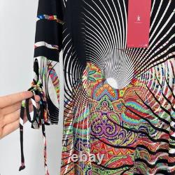 Collection IC Connie K Tenue Arc-en-ciel Haut Pantalon Rayé Paisley Femmes S, M