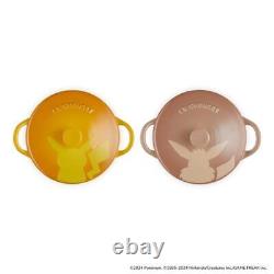 Collection Mini Cocotte Le Creuset Pokemon 2pcs Ensemble Pikachu Eevee Limité Nouveau