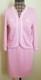 Collection St. John Marie Gray Veste Tricot Zippée Rose Femme Taille 4 + Costume Jupe 2