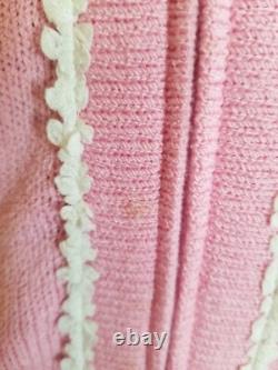 Collection ST. JOHN Marie Gray Veste tricot zippée rose femme Taille 4 + Costume jupe 2