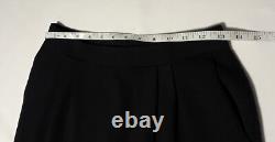 Collection ST JOHN Pull à sequins léopard gris et Pantalons en tricot noir Santana Taille M/6