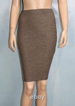 Collection ST JOHN Veste et jupe or beige XLL 16 18 costume 2 pièces boutons bordure noire