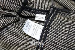 Collection ST JOHN Veste et jupe or beige XLL 16 18 costume 2 pièces boutons bordure noire