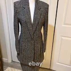 Collection ST. JOHN par Marie Gray Ensemble jupe 2 pièces Taille 8/10