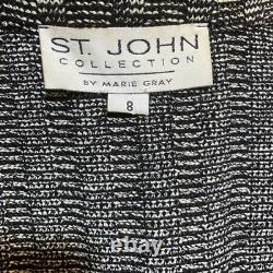 Collection ST. JOHN par Marie Gray Ensemble jupe 2 pièces Taille 8/10