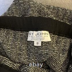Collection ST. JOHN par Marie Gray Ensemble jupe 2 pièces Taille 8/10