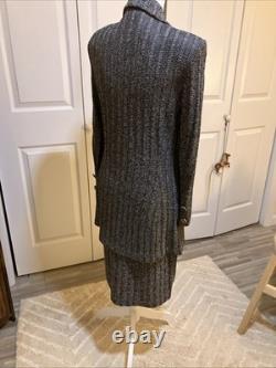 Collection ST. JOHN par Marie Gray Ensemble jupe 2 pièces Taille 8/10