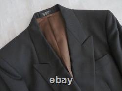 Collection Sasson vintage 4 en 1, costume complet croisé à revers en pointe, pantalon à devant plat, taille 36 R